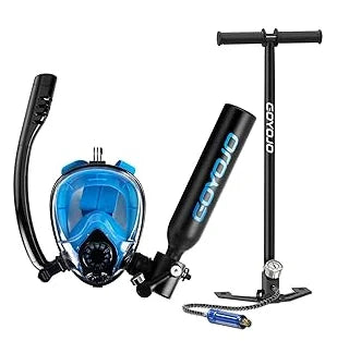 GOYOJO Portable Diving Tank With Snorkel Mask Underwater Breathing System