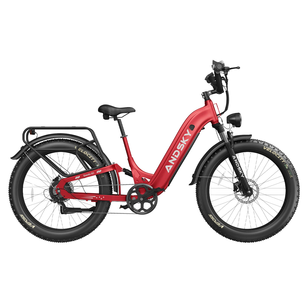 ANDSKY Gravita LS City Commuter Electric Bicycle 80Miles Long Range 48V 20AH Removable Battery 32MPH 1300W Motor 90Nm Powerful Torque Electric Bike for Adults E-bike with 6-Piece Kit
