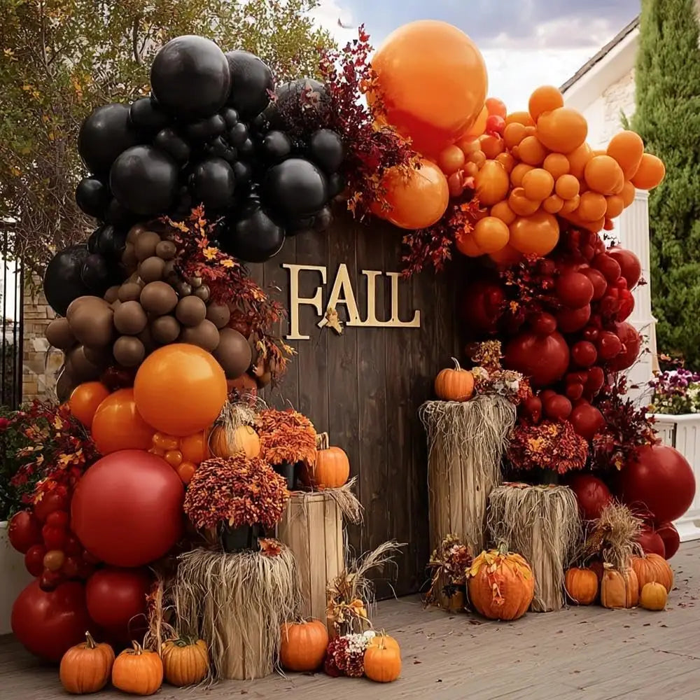 Halloween Balloon Garland Arch Kit for Spooky Party Decorations