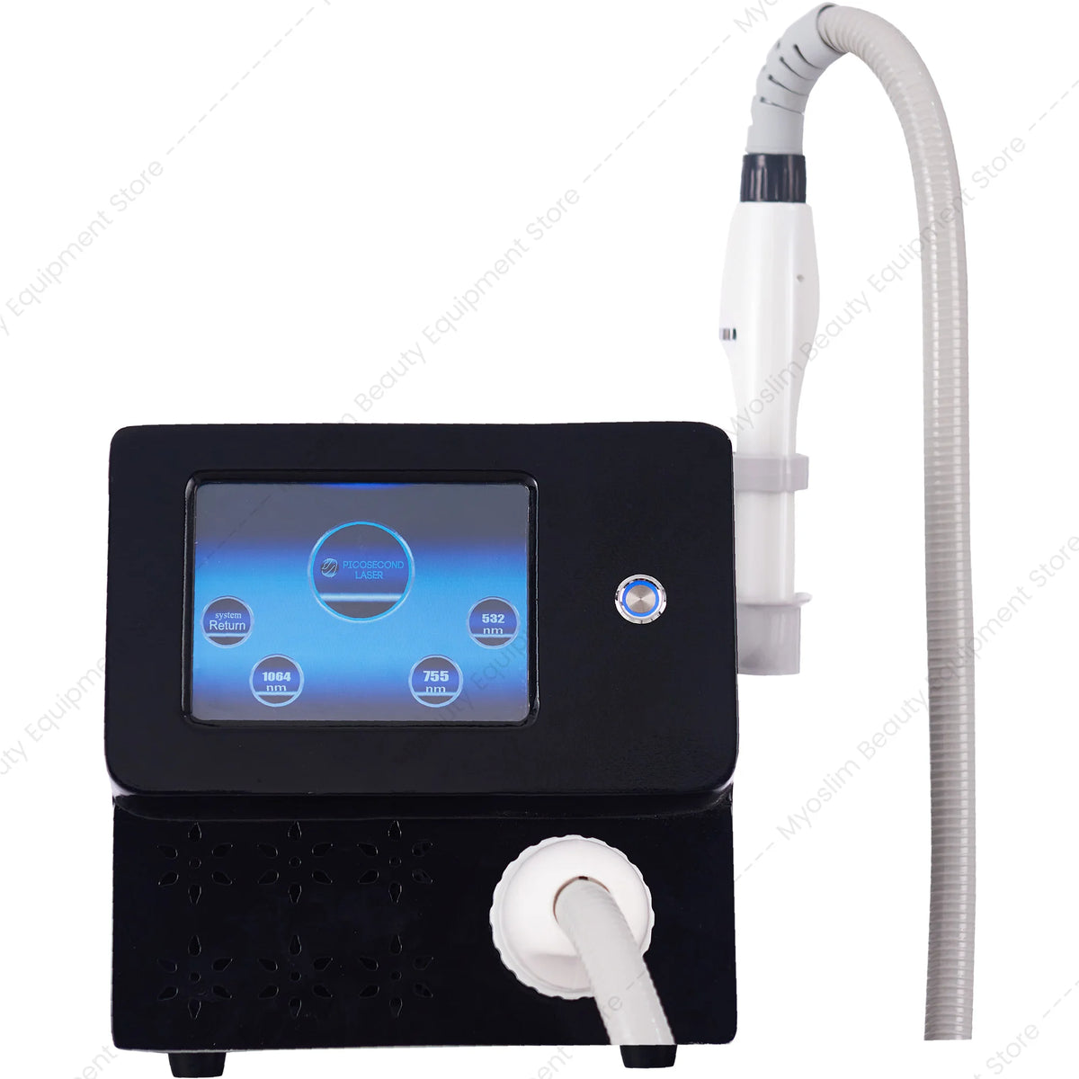 New High-Efficiency Portable Pico Lase Machine (532nm/755nm/1064nm) - Professional Beauty Device for Tattoo & Freckle Removal