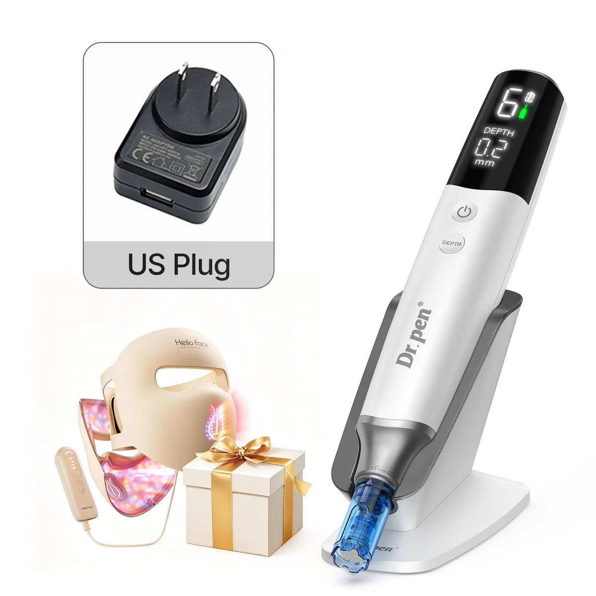 Dr.pen M9 Microneedling Device With Hello Face M300 LED Mask