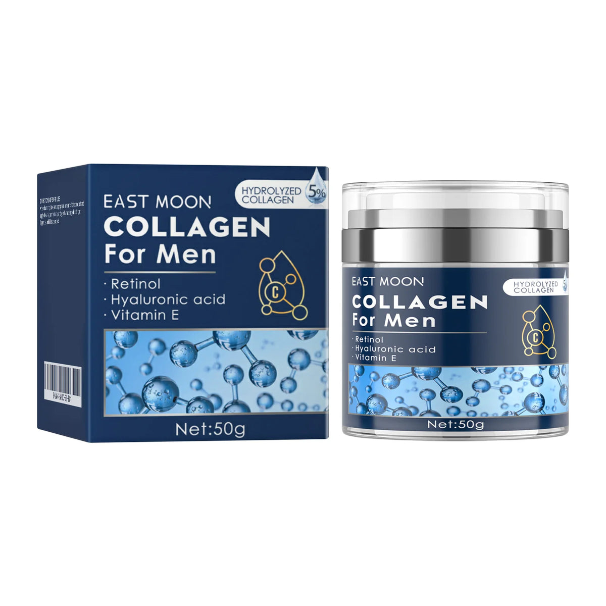 East Moon Men's Retinol Collagen Firming Moisturizing Face Cream