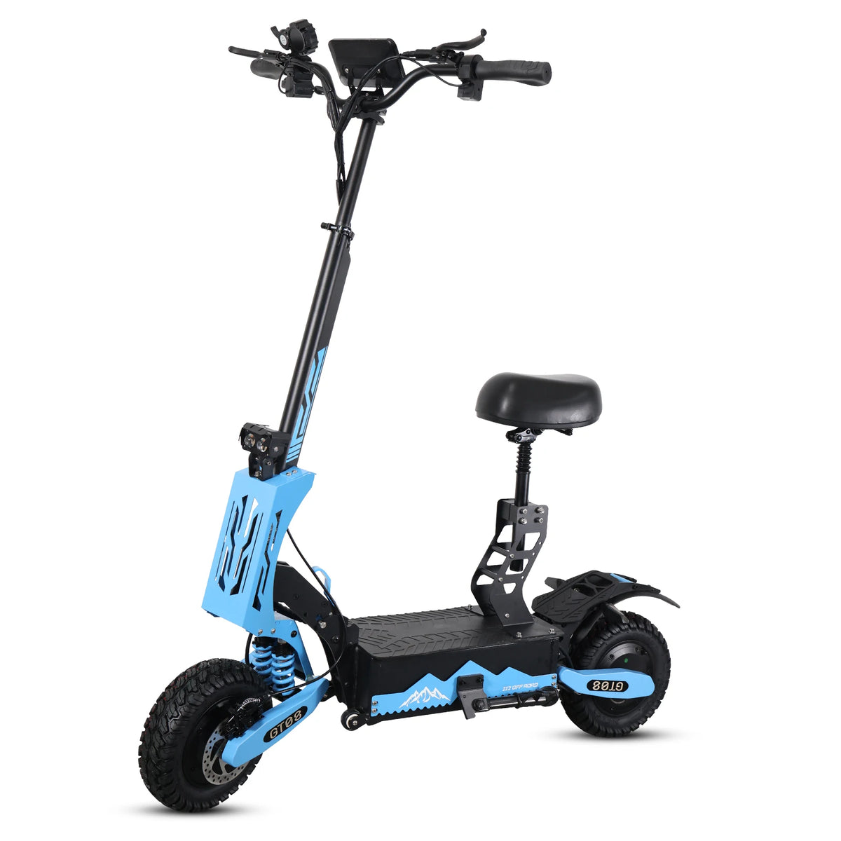 Arwibon Dual Motor Adult Electric Scooter With Off Road Tires