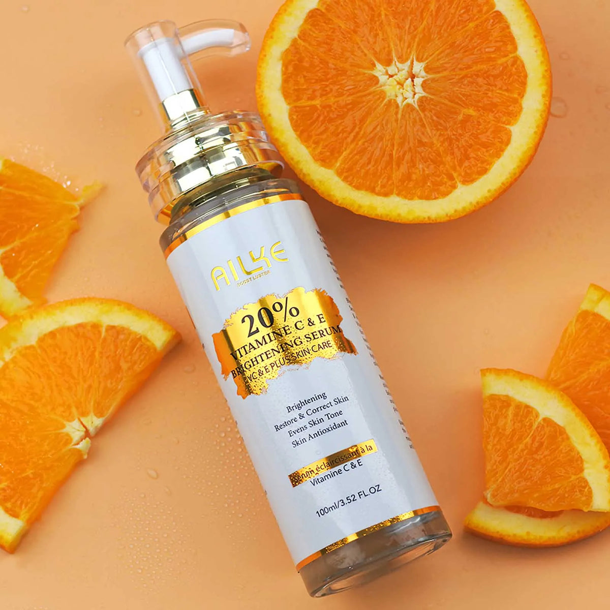 AILKE Vitamin C and E Brightening Serum for Dark Spots
