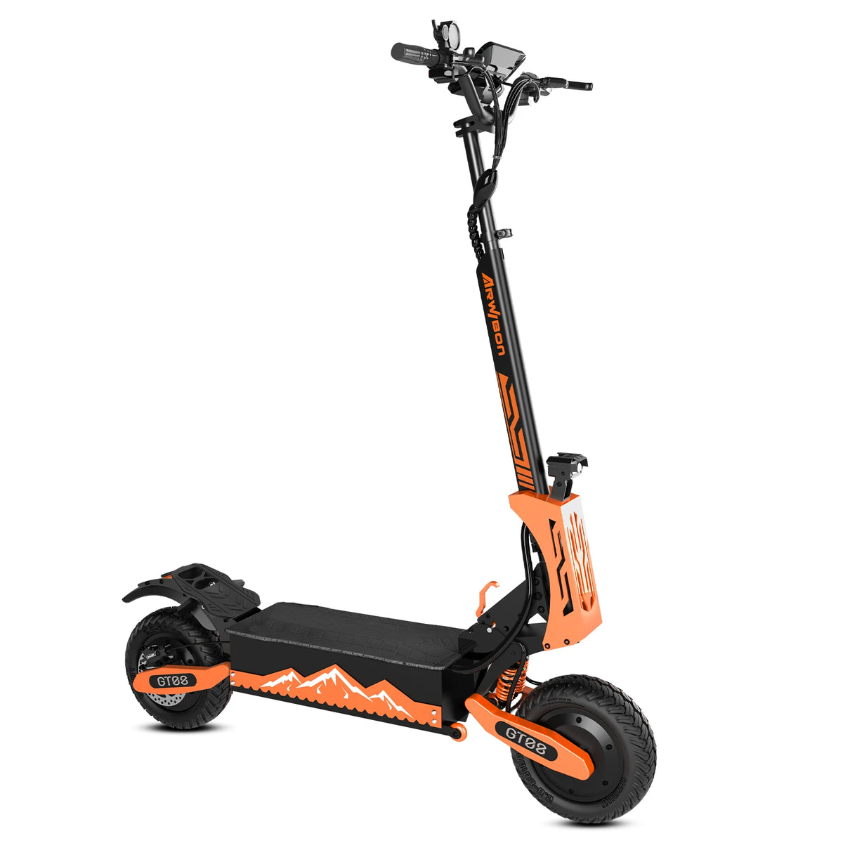 Arwibon Dual Motor Adult Electric Scooter With Off Road Tires
