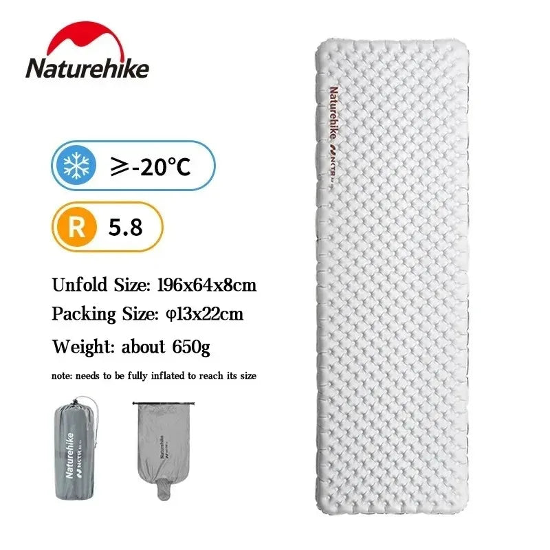 Naturehike Inflatable Camping Sleeping Pad For Outdoor Adventures