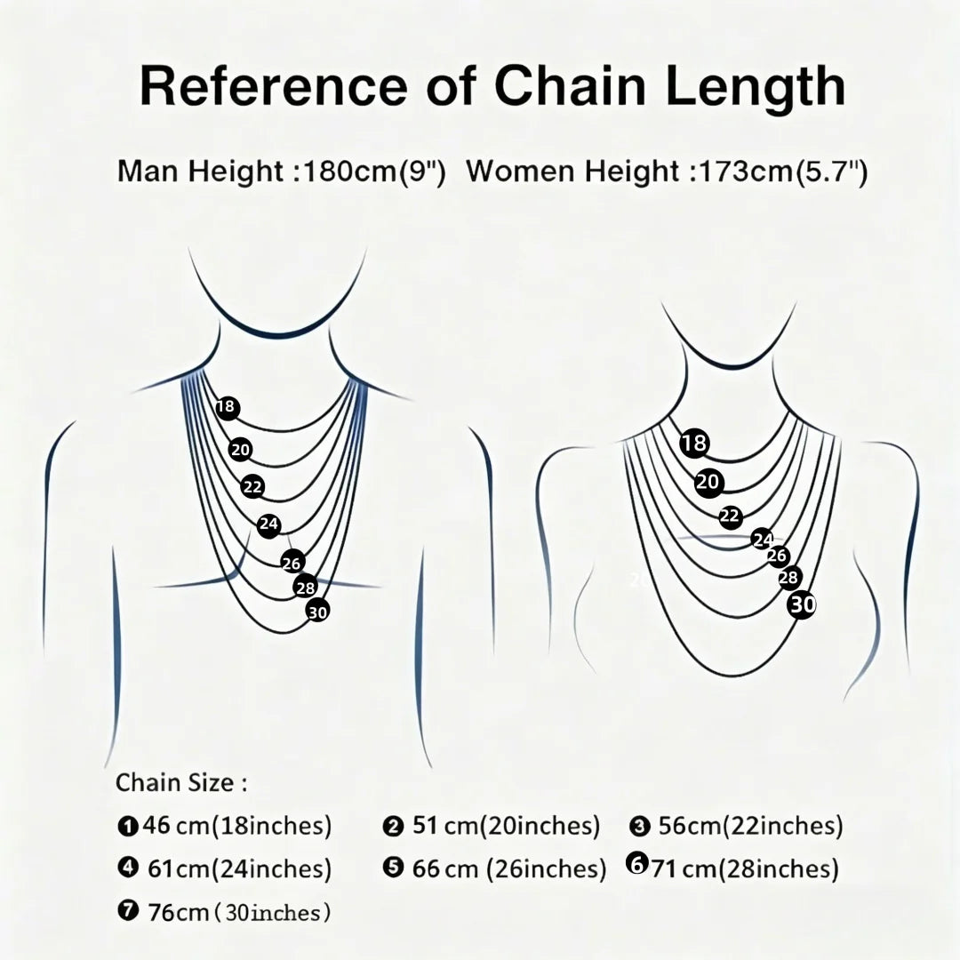 Stainless Steel Cuban Miami Link Chain Necklace for Unisex 316L
