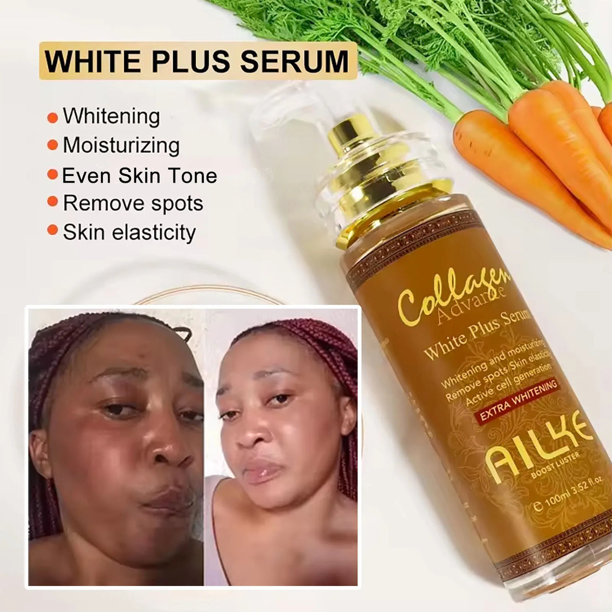 AILKE Skin Brightening Serum For Dark Spots And Even Tone