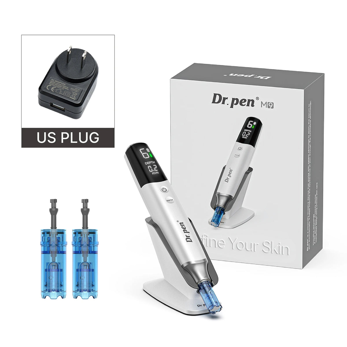 Dr.pen M9 Microneedling Device With Hello Face M300 LED Mask