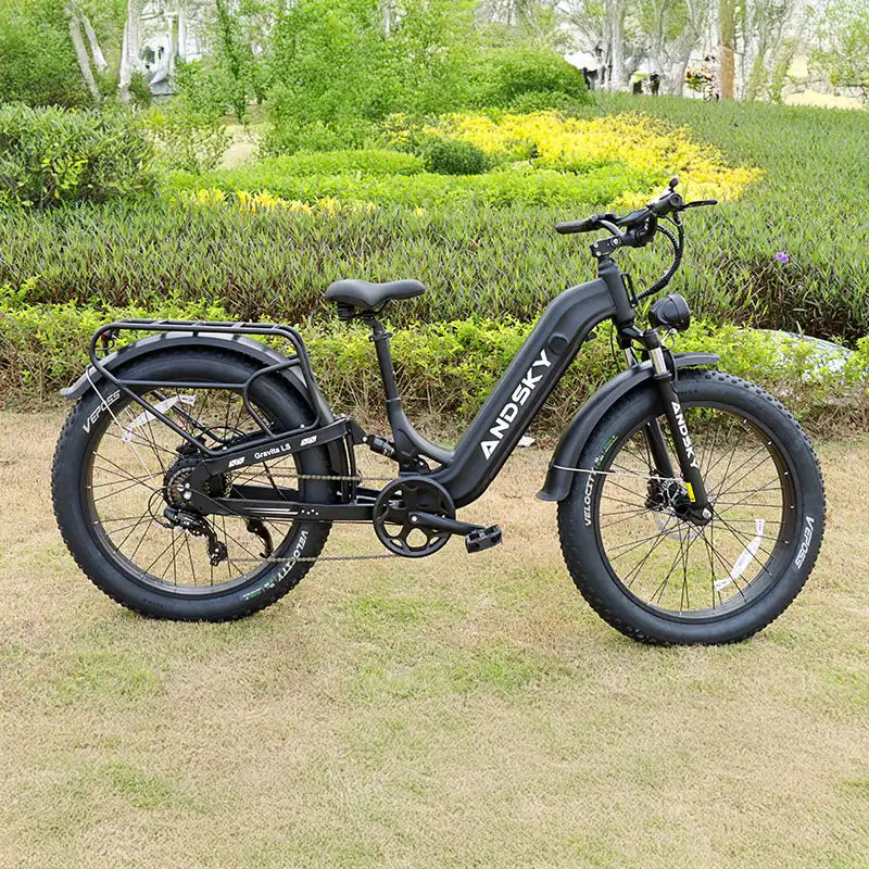 ANDSKY Gravita LS City Commuter Electric Bicycle 80Miles Long Range 48V 20AH Removable Battery 32MPH 1300W Motor 90Nm Powerful Torque Electric Bike for Adults E-bike with 6-Piece Kit