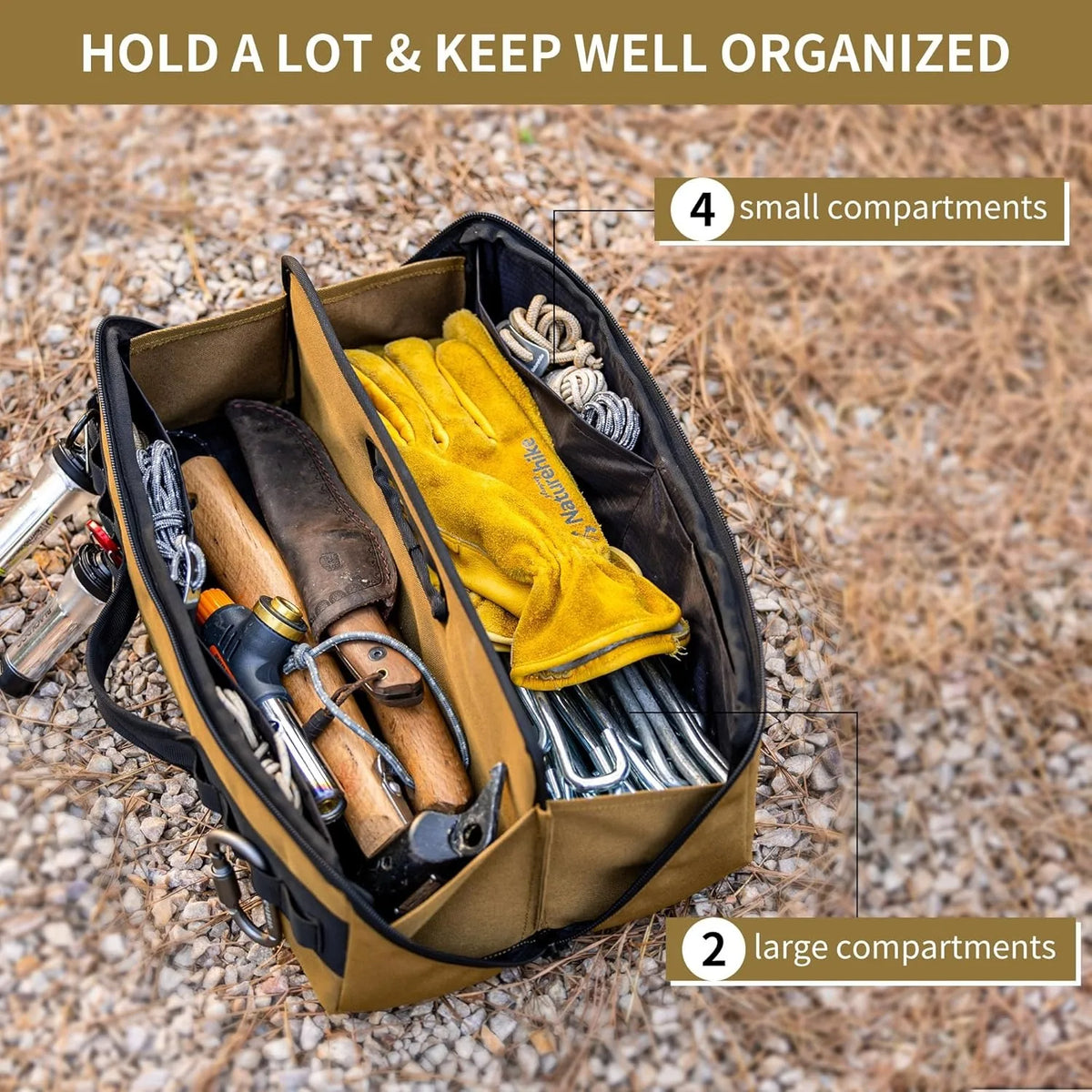 Naturehike Folding Camping Tool Storage Bag For Outdoor Use