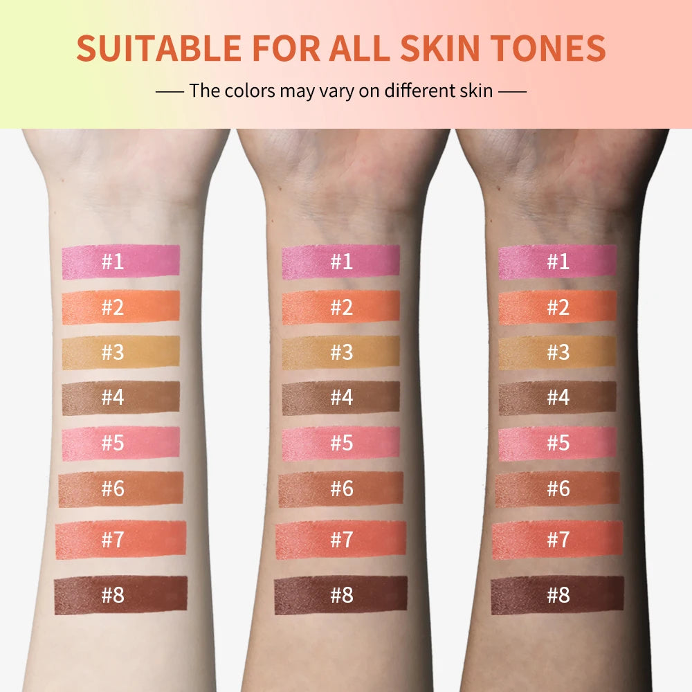 Ibcccndc Cream Blush Palette for Natural Blendable Face Makeup