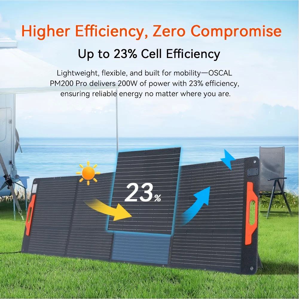 OSCAL PowerMax Portable Power Station With UPS And Solar Charging