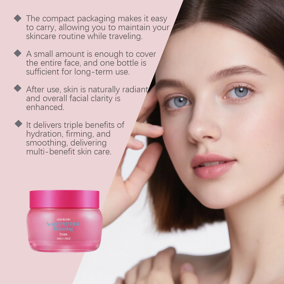 NAD Peptide Serum Cream Duo for Firming and Skin Renewal
