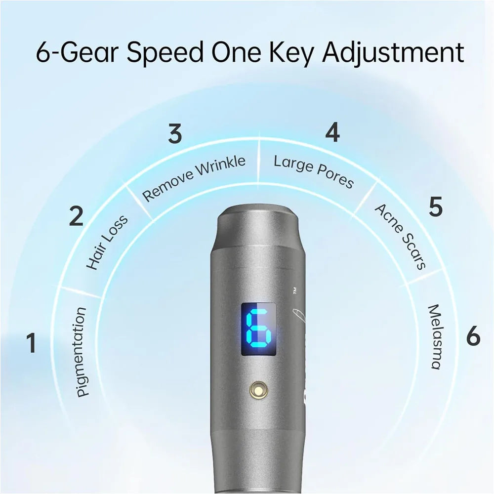 M8 Wireless Microneedling Derma Pen For Skin Care Treatment