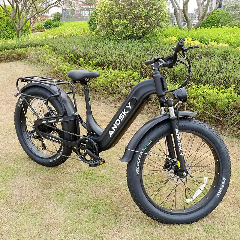 ANDSKY Gravita LS City Commuter Electric Bicycle 80Miles Long Range 48V 20AH Removable Battery 32MPH 1300W Motor 90Nm Powerful Torque Electric Bike for Adults E-bike with 6-Piece Kit