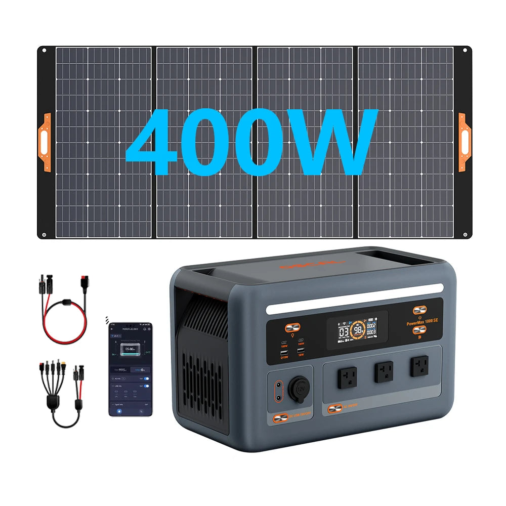 OSCAL PowerMax Portable Power Station With UPS And Solar Charging