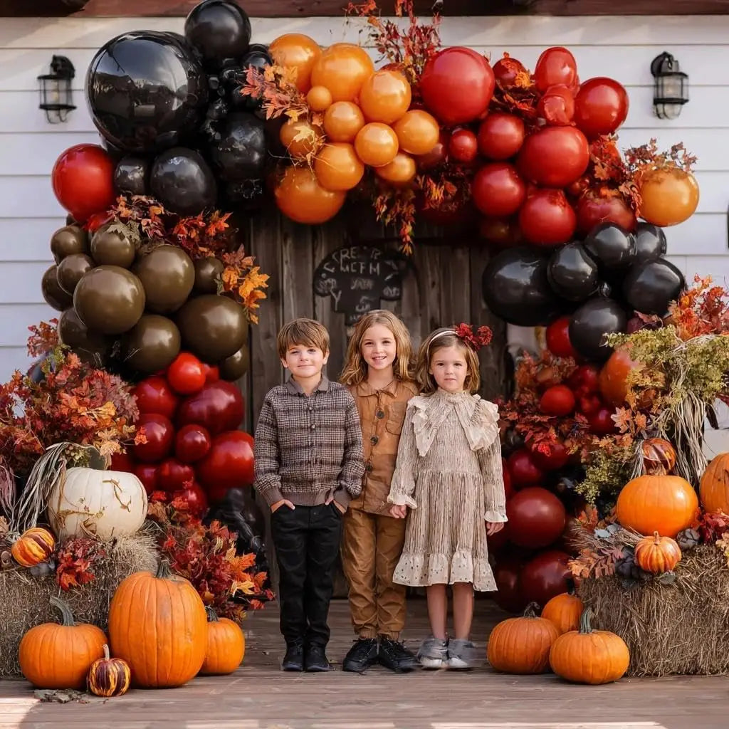 Halloween Balloon Garland Arch Kit for Spooky Party Decorations
