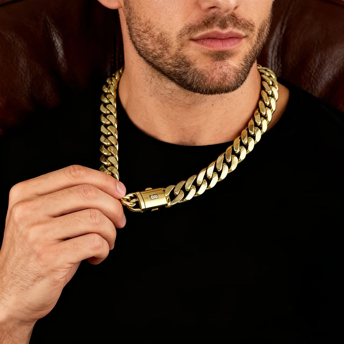 Stainless Steel Cuban Miami Link Chain Necklace for Unisex 316L