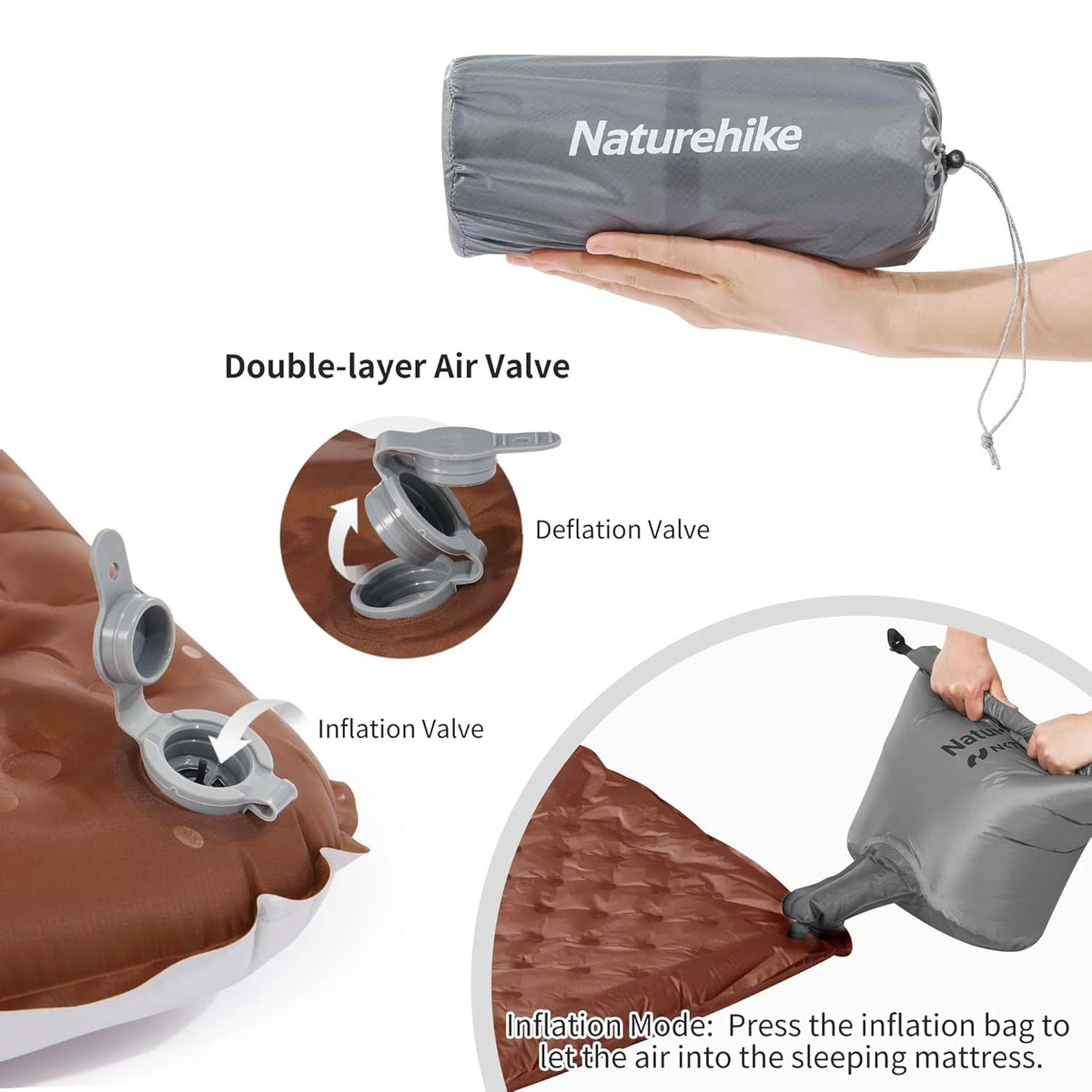 Naturehike Inflatable Camping Sleeping Pad For Outdoor Adventures