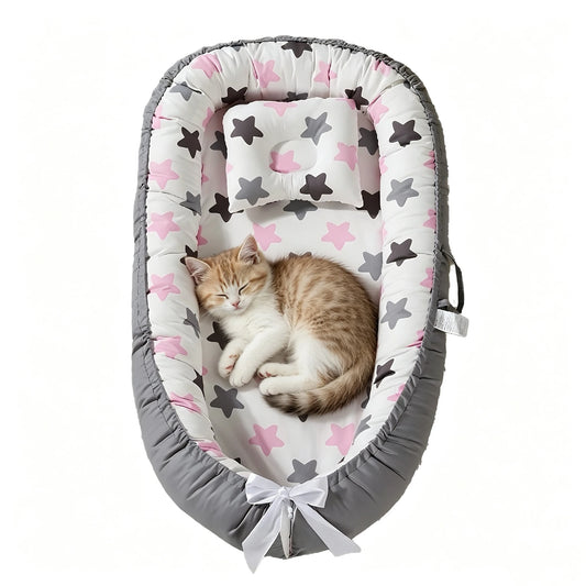 2 Sides Reversable Memory Pet Beds For Small & Medium Dog/Cat, Sheet Cover Washable Pet Bed Comfortable And Breathable Dog Bed/PET SOFA/CAT NEST, Memory Foam Pet Mat