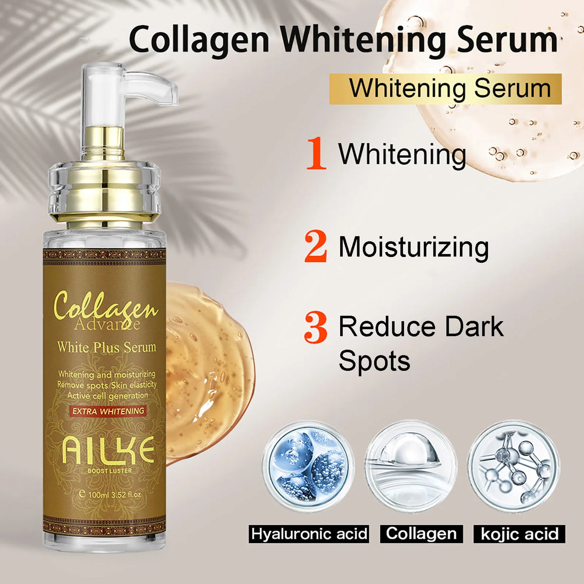 AILKE Skin Brightening Serum For Dark Spots And Even Tone