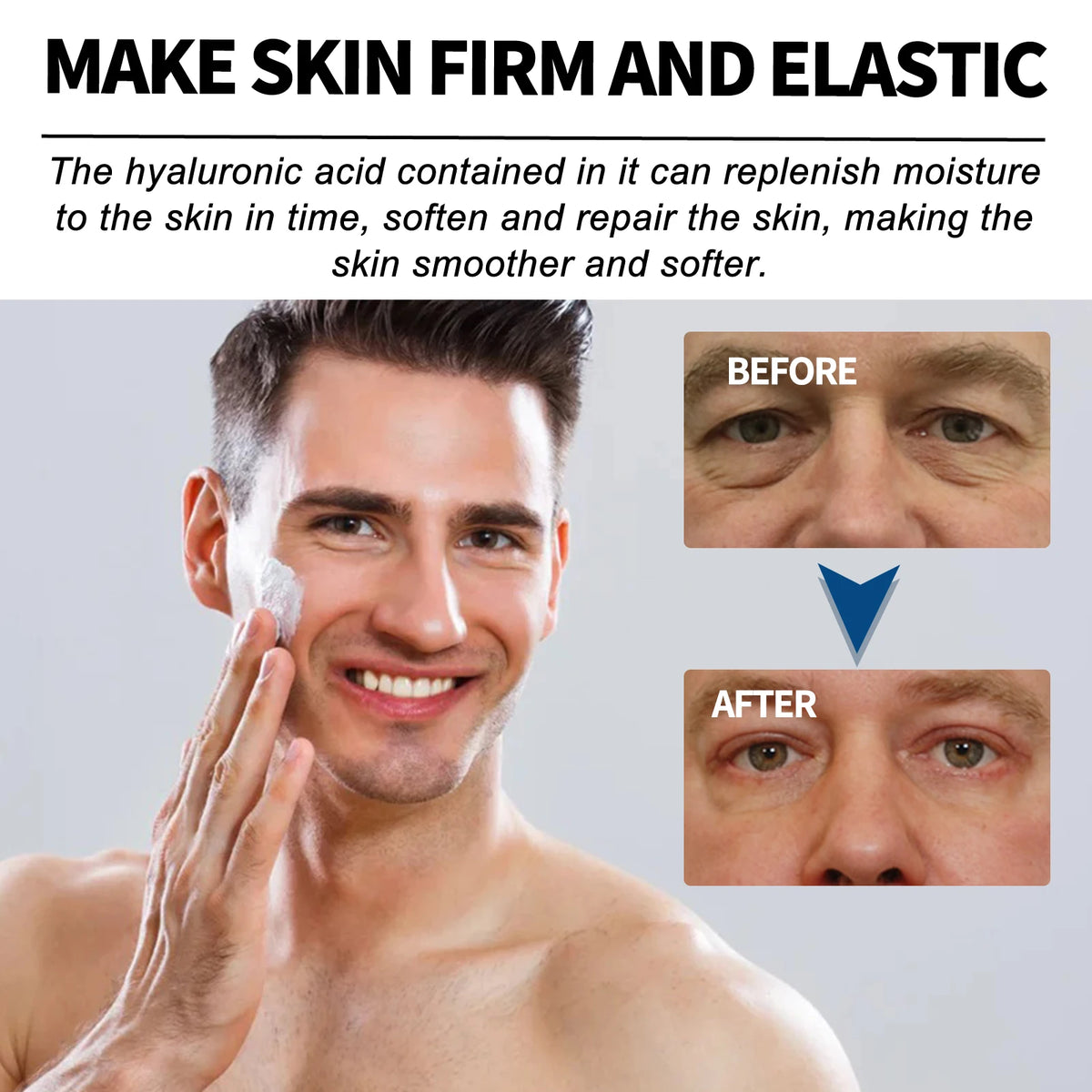 East Moon Men's Retinol Collagen Firming Moisturizing Face Cream