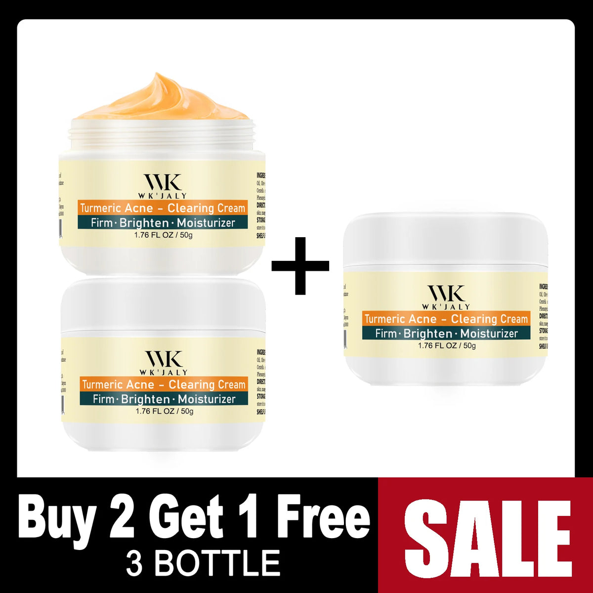 WK Jaly Moisturizing Skin Care Kit for Acne and Spots