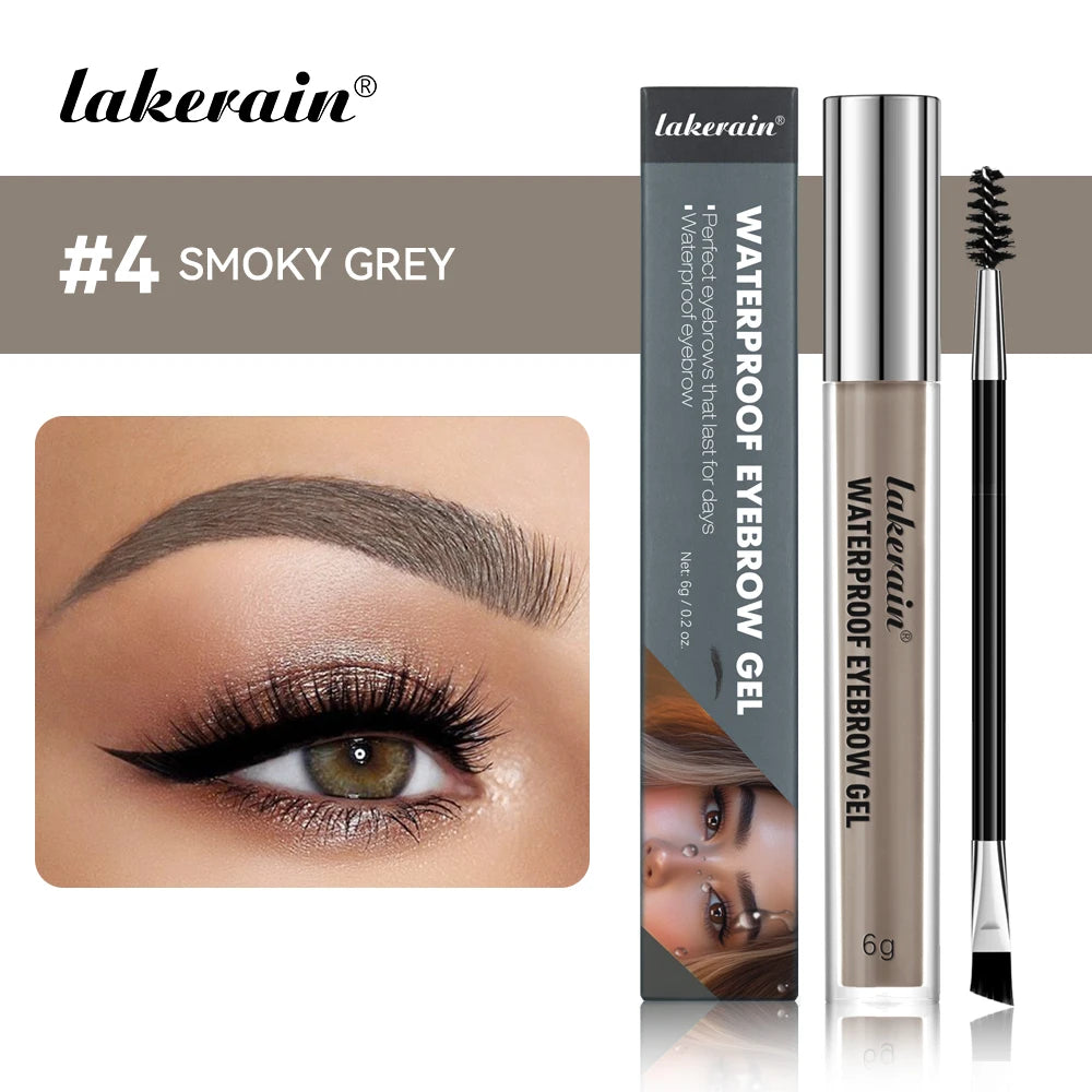 Lakerain Waterproof Long Lasting Eyebrow Gel For Smudge Resistant Wear
