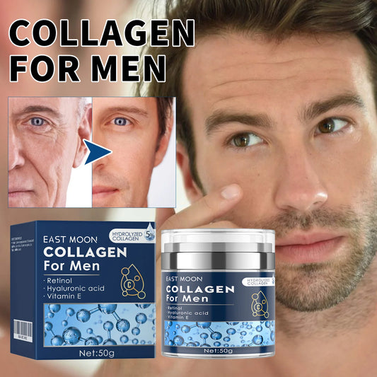 East Moon Men's Retinol Collagen Firming Moisturizing Face Cream