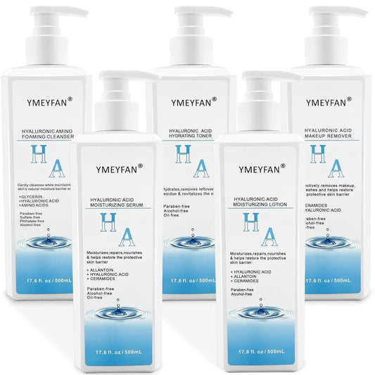 YMEYFAN Five In One Hyaluronic Acid Skincare Set For Hydration
