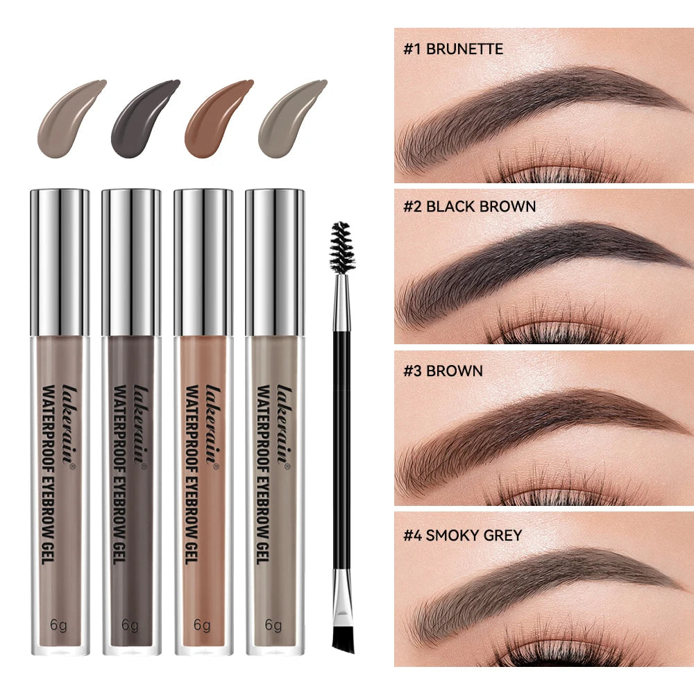 Lakerain Waterproof Long Lasting Eyebrow Gel For Smudge Resistant Wear