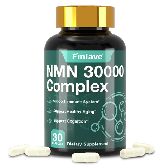 Fmlave NMN (Nicotinamide Mononucleotide) - 99% Pure | Ergothioneine  300mg,30 Servings,  for Increased NR Levels & Healthy Aging