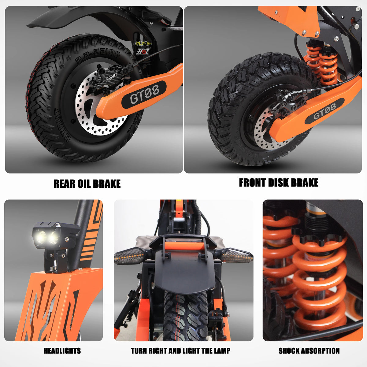 Arwibon Dual Motor Adult Electric Scooter With Off Road Tires