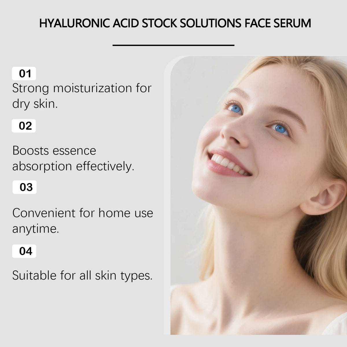 Eelhoe Hyaluronic Acid Serum With Microneedle Roller Set