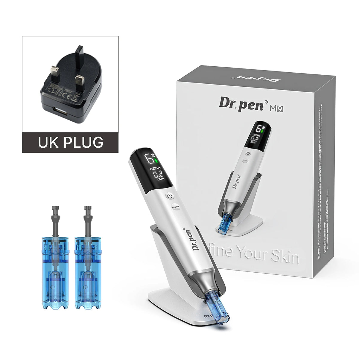 Dr.pen M9 Microneedling Device With Hello Face M300 LED Mask