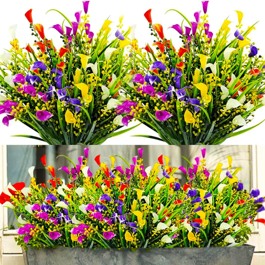 Artificial Calla Lily Flowers for Indoor and Outdoor Garden Decor